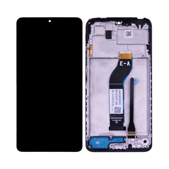 Touch+Display+Frame Xiaomi Redmi 13C 4G/Redmi 13C 5G/Poco C65 4G (2023) Service Pack Preto